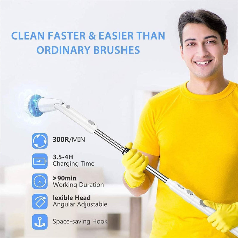 Homitt Electric Spin Scrubber Brush Household Appliances - DailySale