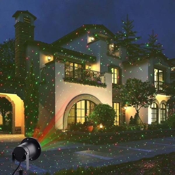 Hot Outdoor Indoor Waterproof Green & Red Laser Projector Light String & Fairy Lights - DailySale