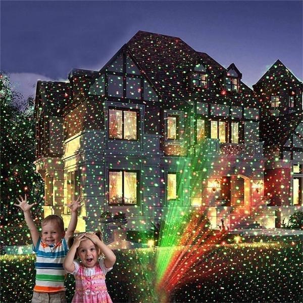 Hot Outdoor Indoor Waterproof Green & Red Laser Projector Light String & Fairy Lights - DailySale