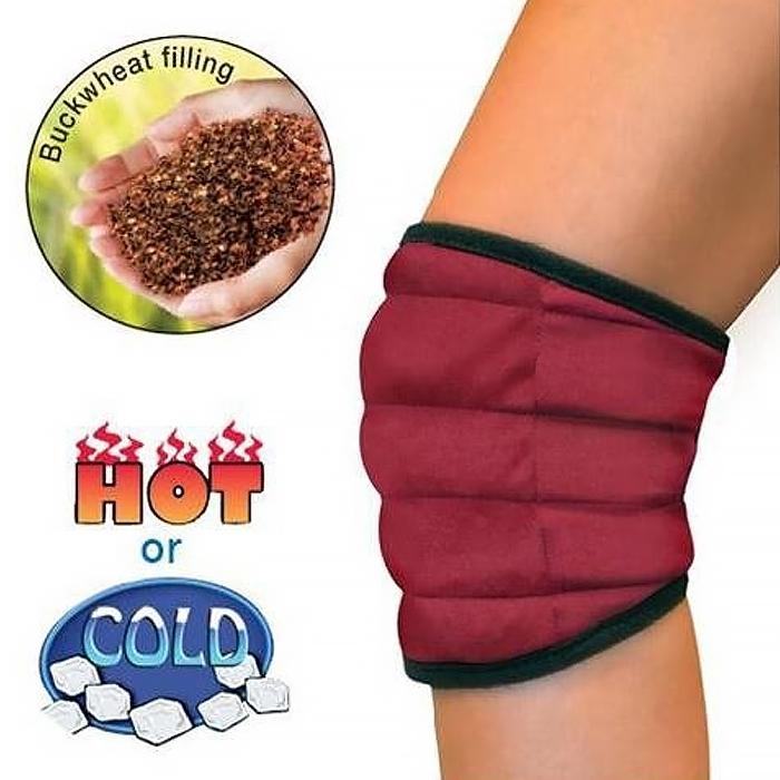 Hot/Cold Pain Relief Buckwheat Knee Wrap Wellness & Fitness - DailySale