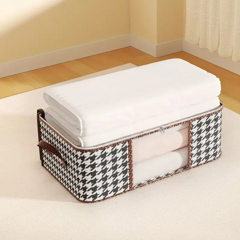 Houndstooth Large Storage Bag Closet & Storage - DailySale