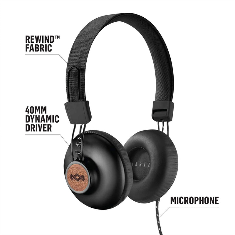 House of Marley Positive Vibration 2 Over-Ear Wired Headphones Headphones & Audio - DailySale