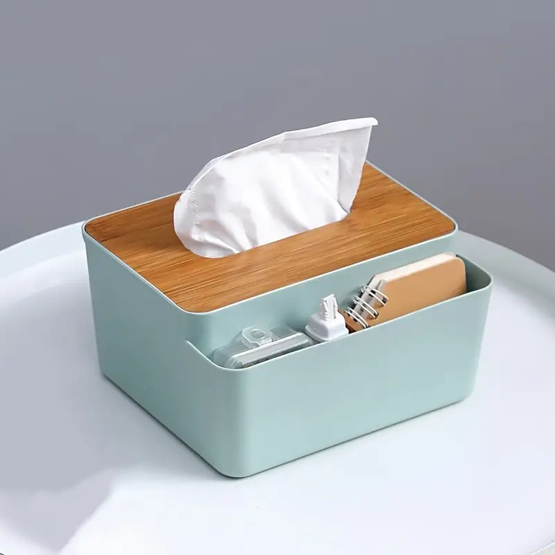 Household Simple Wood Grain Paper Box Everything Else - DailySale