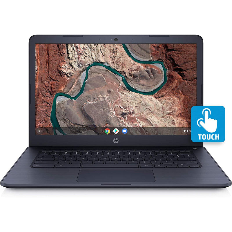 HP 14" Chromebook, AMD A4-9120C, 4GB Memory, 32GB Core 2C+3G Blue (Refurbished) Laptops - DailySale