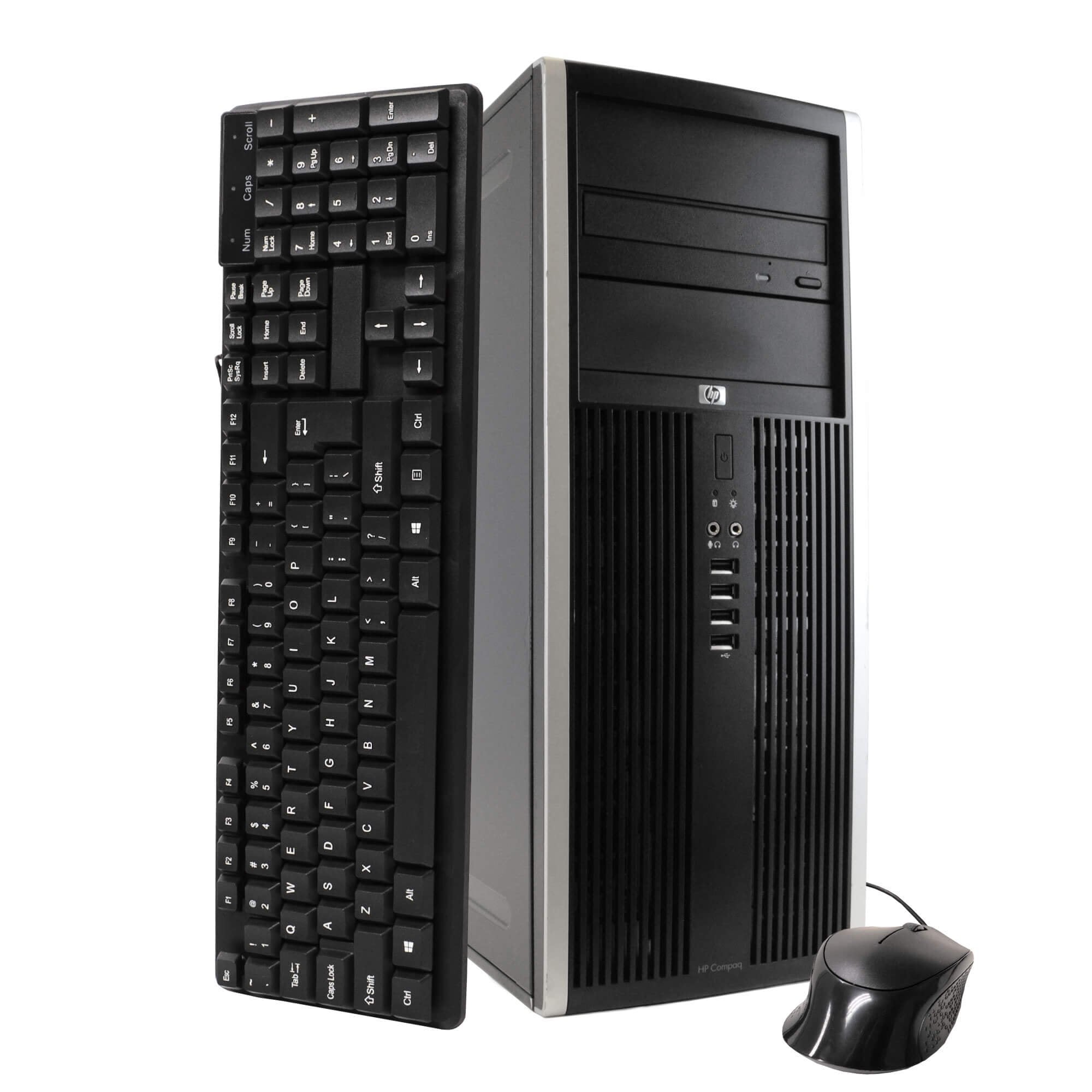 HP Compaq Elite 8100 Tower Computer PC with 22" Wide Screen Monitor Desktops - DailySale