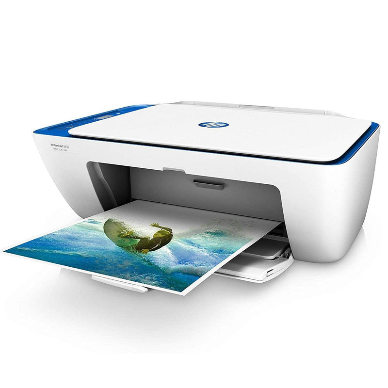 HP DeskJet 2635 Wireless All-in-One Compact Color Inkjet Printer (Refurbished)