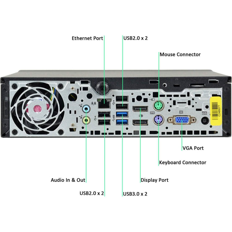 HP EliteDesk 800G1 Ultra Small Form Factor Computer PC Tablets & Computers - DailySale