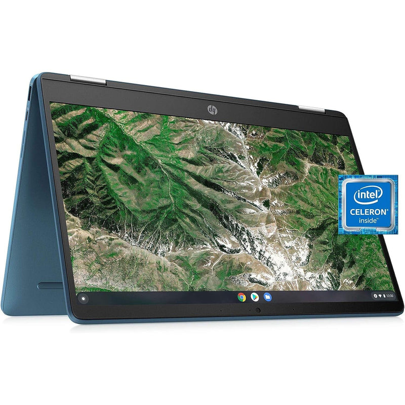 HP Laptop X360 14a Chromebook 14" HD Touchscreen (Refurbished) Laptops - DailySale