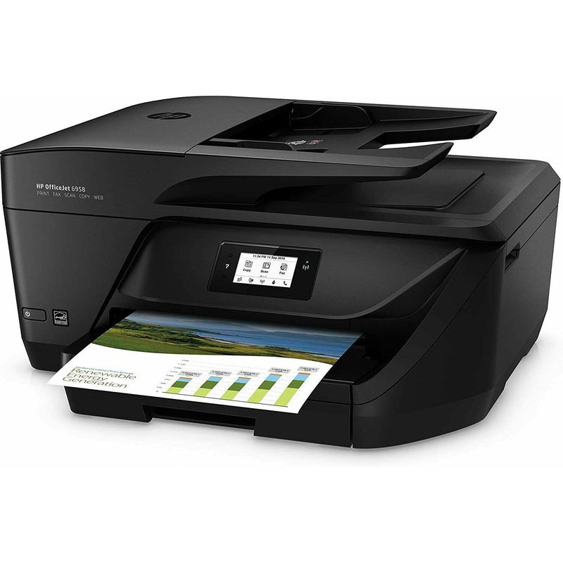 HP Officejet Pro 6958 All-in-One Color Inkjet Printer Computer Accessories - DailySale