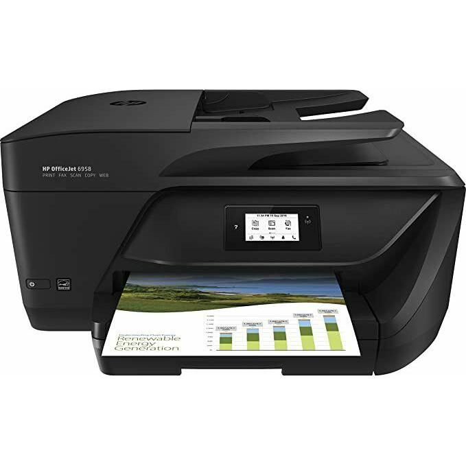 HP Officejet Pro 6958 All-in-One Color Inkjet Printer Computer Accessories - DailySale