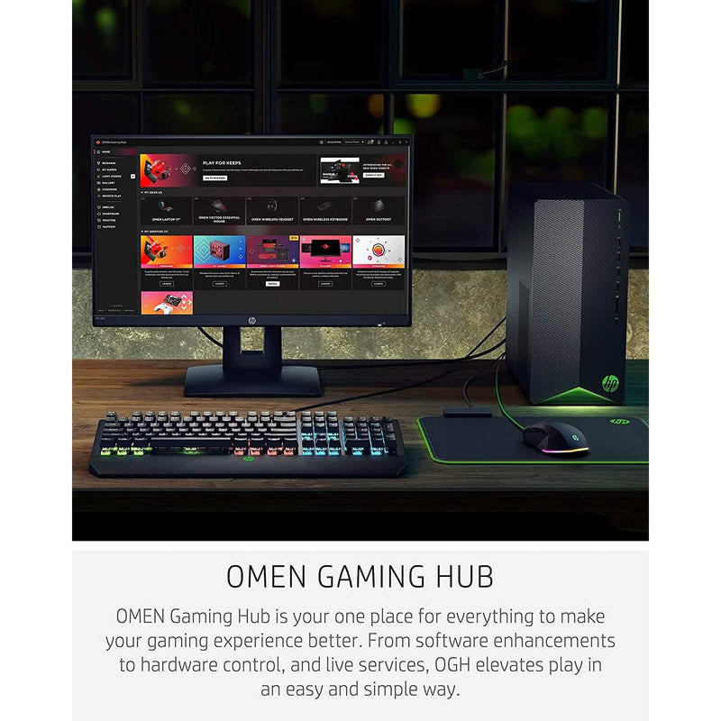 HP Pavilion Gaming PC AMD Ryzen 3 5300G Processor 8GB RAM 256GB SSD (Refurbished) Desktops - DailySale