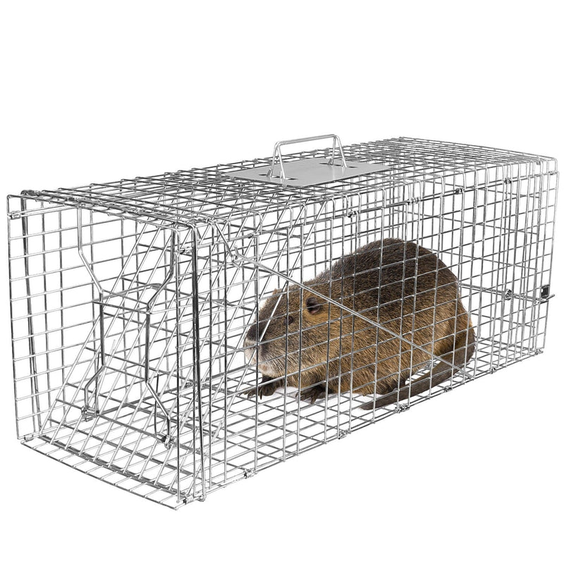 Large Rat Mouse Trap Catcher Metal Cage Spring Live Animal Rodent Pest  Control