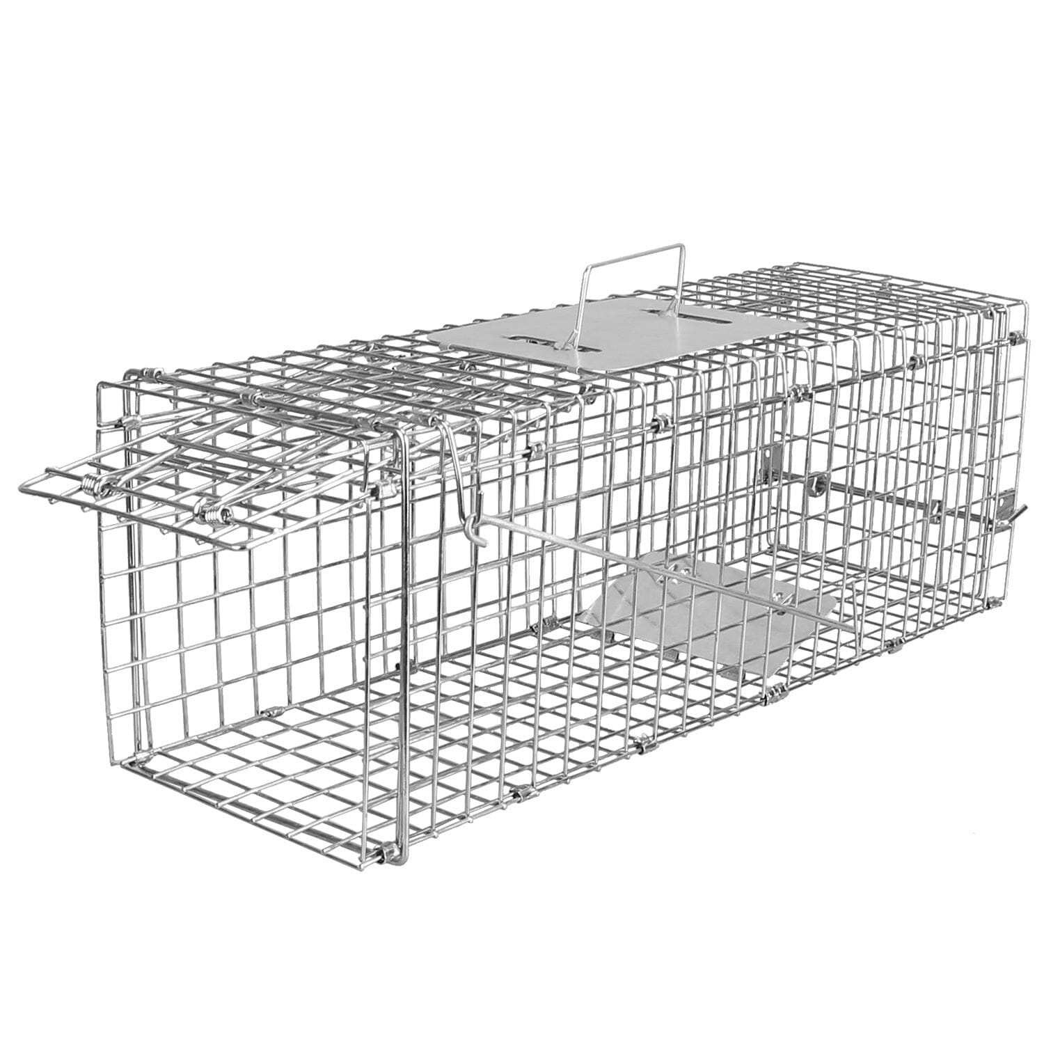 Humane Live Animal Rodent Cage Collapsible Galvanized Wire Pest Control - DailySale