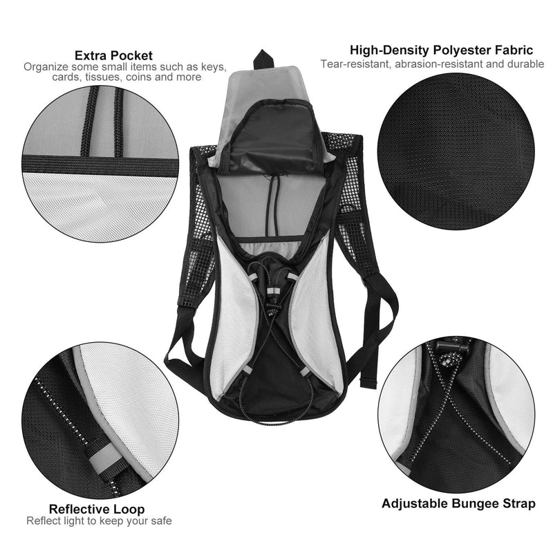Hydration Backpack Pack with 2L Water Bladder Sports & Outdoors - DailySale
