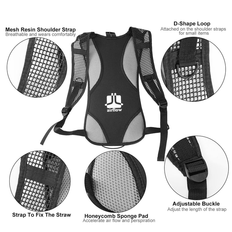 Hydration Backpack Pack with 2L Water Bladder Sports & Outdoors - DailySale