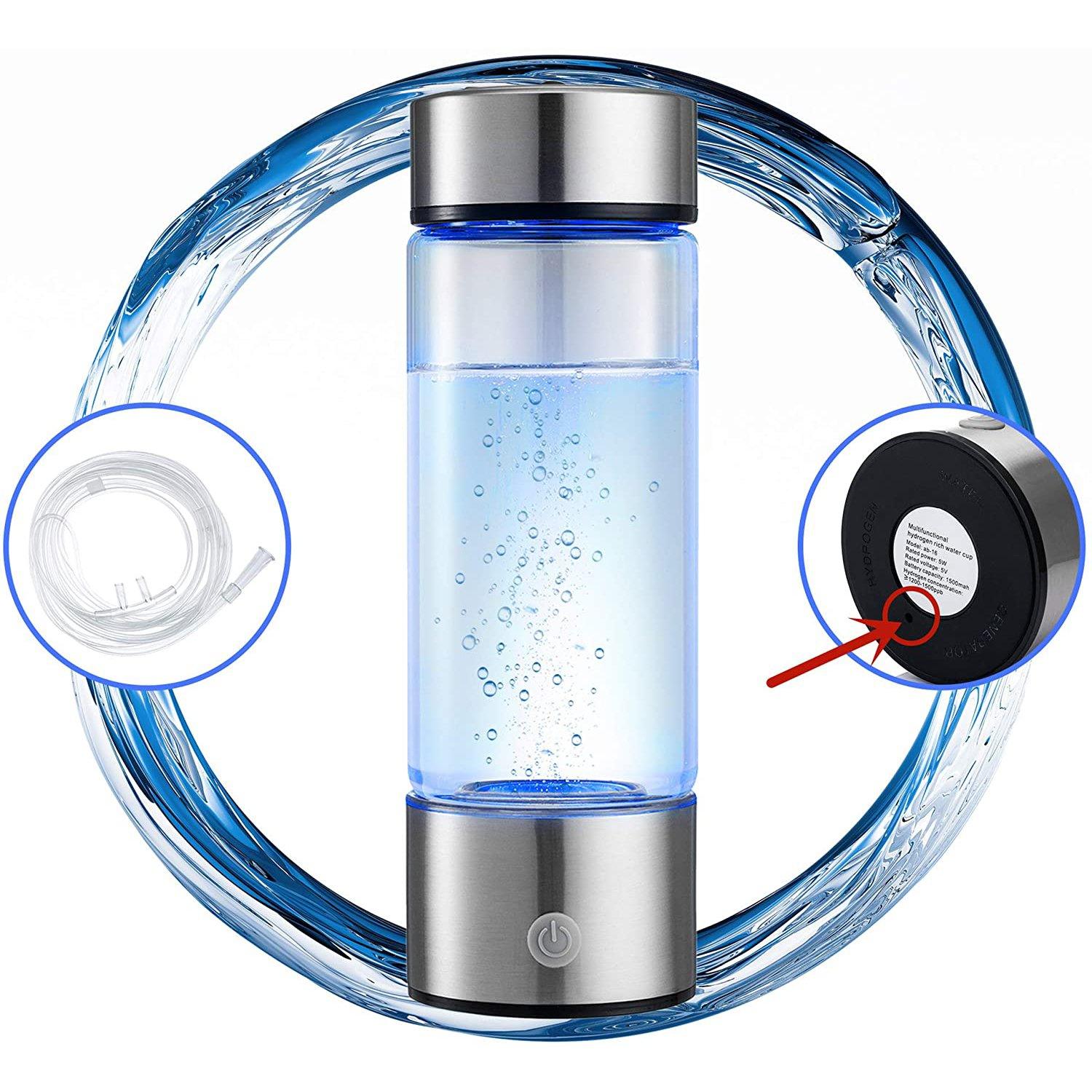 Hydrogen Water Bottle Generator with Inhaler Adapter Kitchen Tools & Gadgets - DailySale