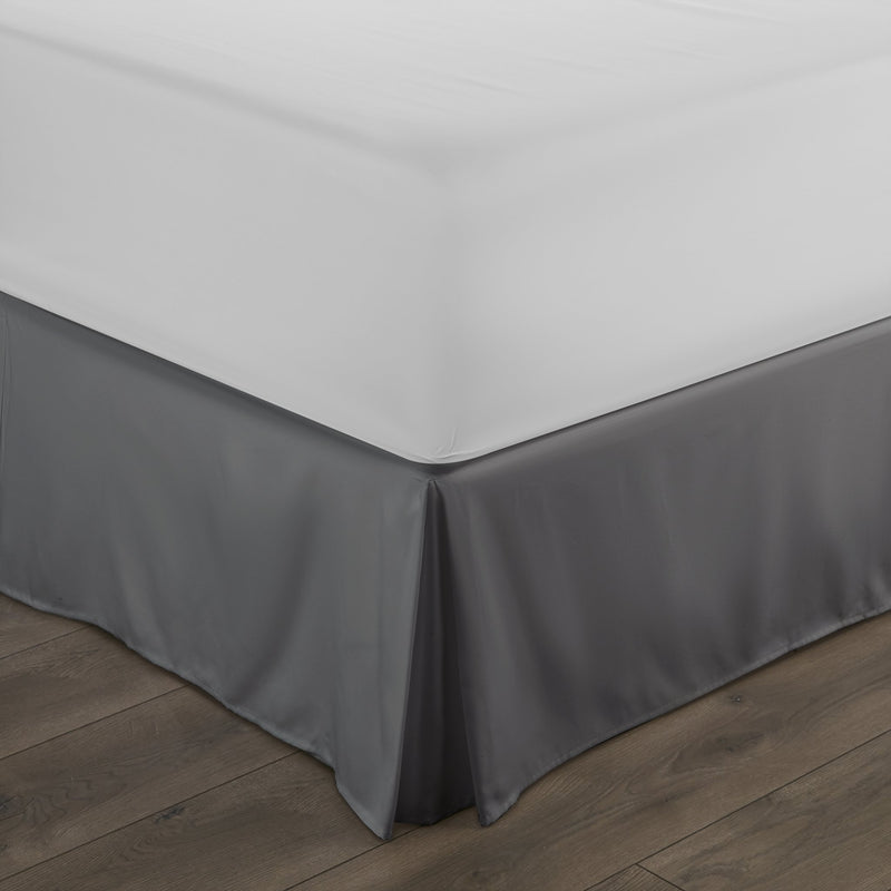 Hypoallergenic Pleated Premium Solid Bed Skirt