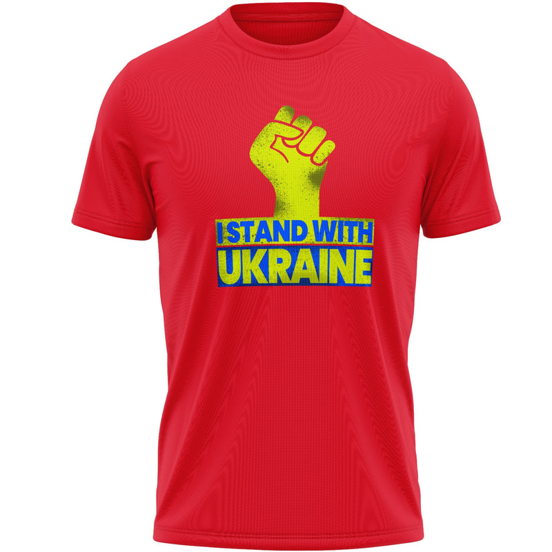 I Stand With Ukraine T- Shirt - Support And Pray For Ukraine Shirt - Ukrainian Lover Tee Men's Tops Red S - DailySale