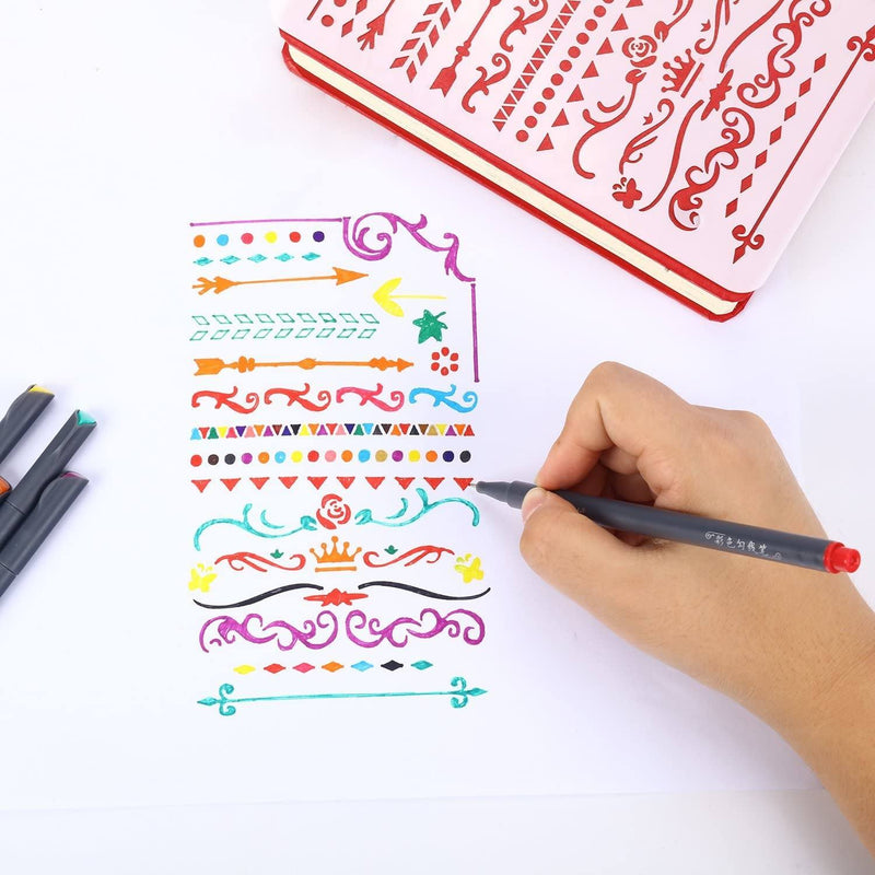 46 Pack Journal Planner Colored Pens, Fineliner Pens for