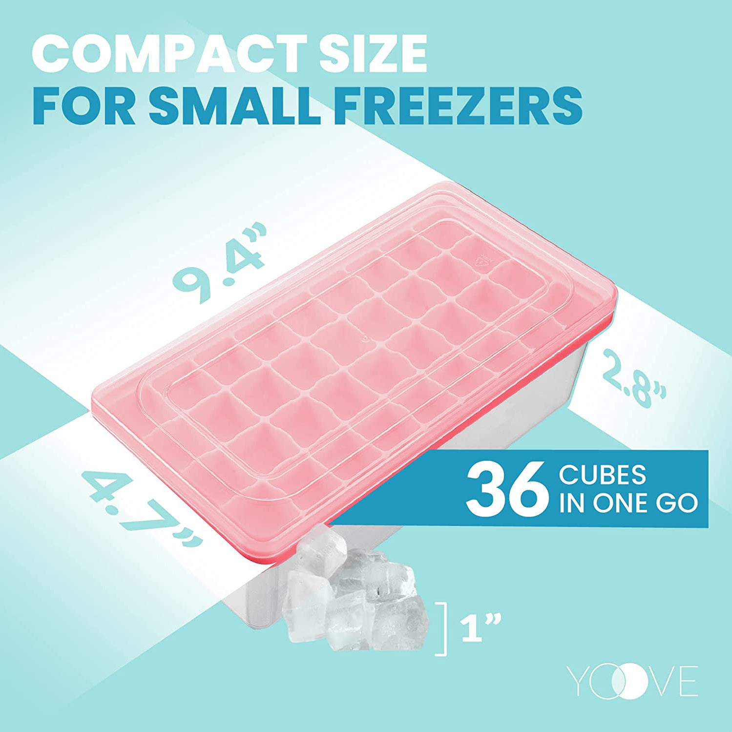 Ice Cube Tray with Lid and Bin Kitchen Tools & Gadgets - DailySale