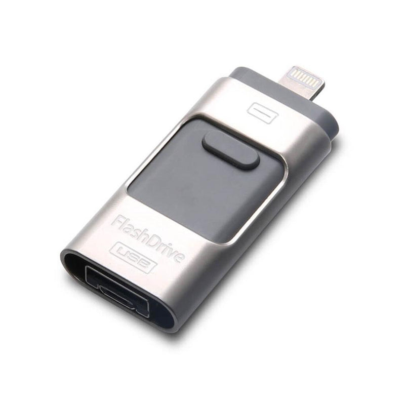 iFlash USB Drive for iPhone, iPad & Android - Assorted Colors and Sizes Phones & Accessories 8GB Silver - DailySale