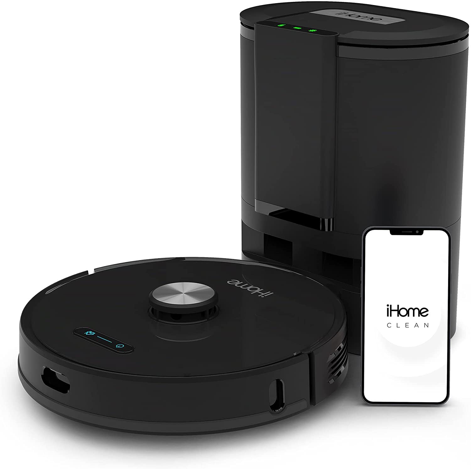 iHome AutoVac Nova Self Empty Robot Vacuum