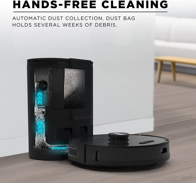 iHome AutoVac Nova Self Empty Robot Vacuum Household Appliances - DailySale