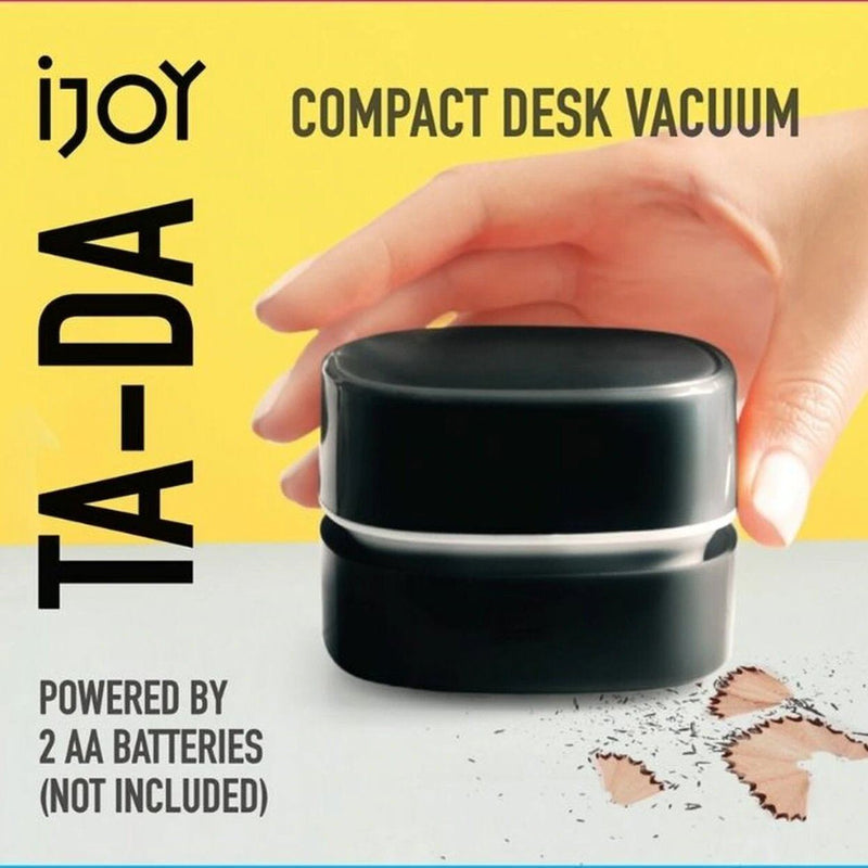 iJoy Ta-Da Battery Powered Mini Desktop Vacuum Cleaner Household Appliances - DailySale