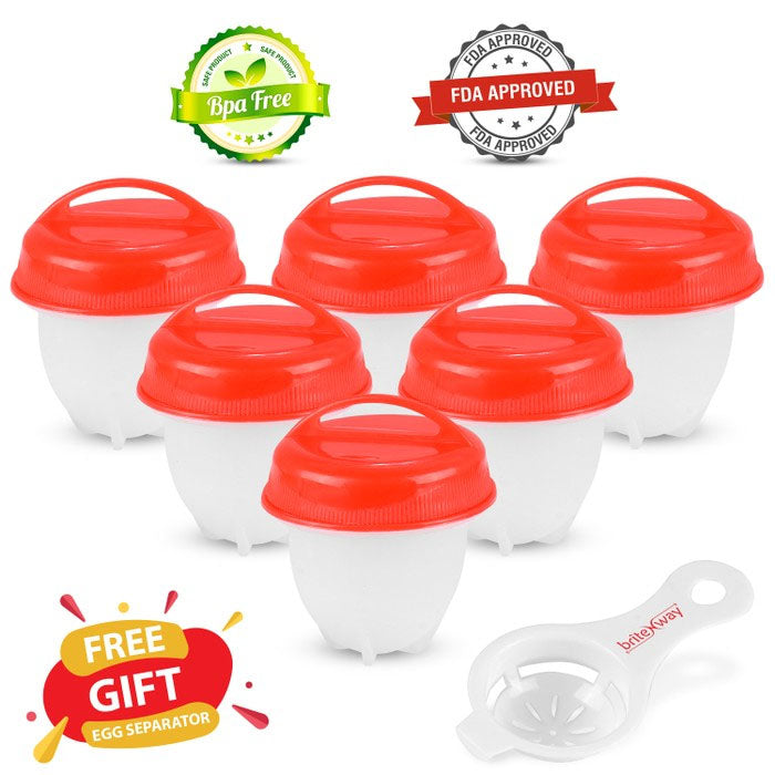 6-Pack: As Seen on TV BriteNway Silicone Egg Cooker - DailySale, Inc