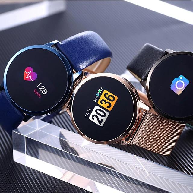 IMOSI Q8 Smartwatch Stainless Steel BT Fitness Tracker Smart Watches - DailySale
