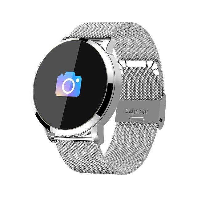IMOSI Q8 Smartwatch Stainless Steel BT Fitness Tracker Smart Watches Silver - DailySale