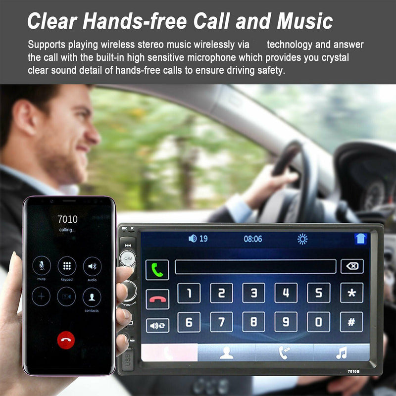 iMounTEK 7 Bluetooth Multimedia Car Stereo & Rear-view Camera
