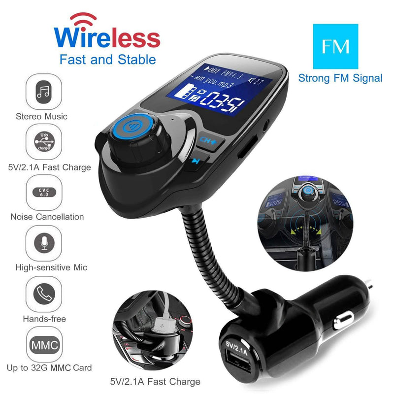 iMounTek Car Wireless FM Transmitter Automotive - DailySale