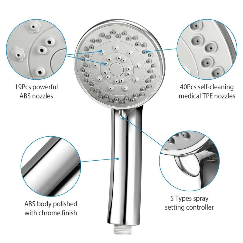 iMountek Handheld Stainless Shower Hand Bath - DailySale