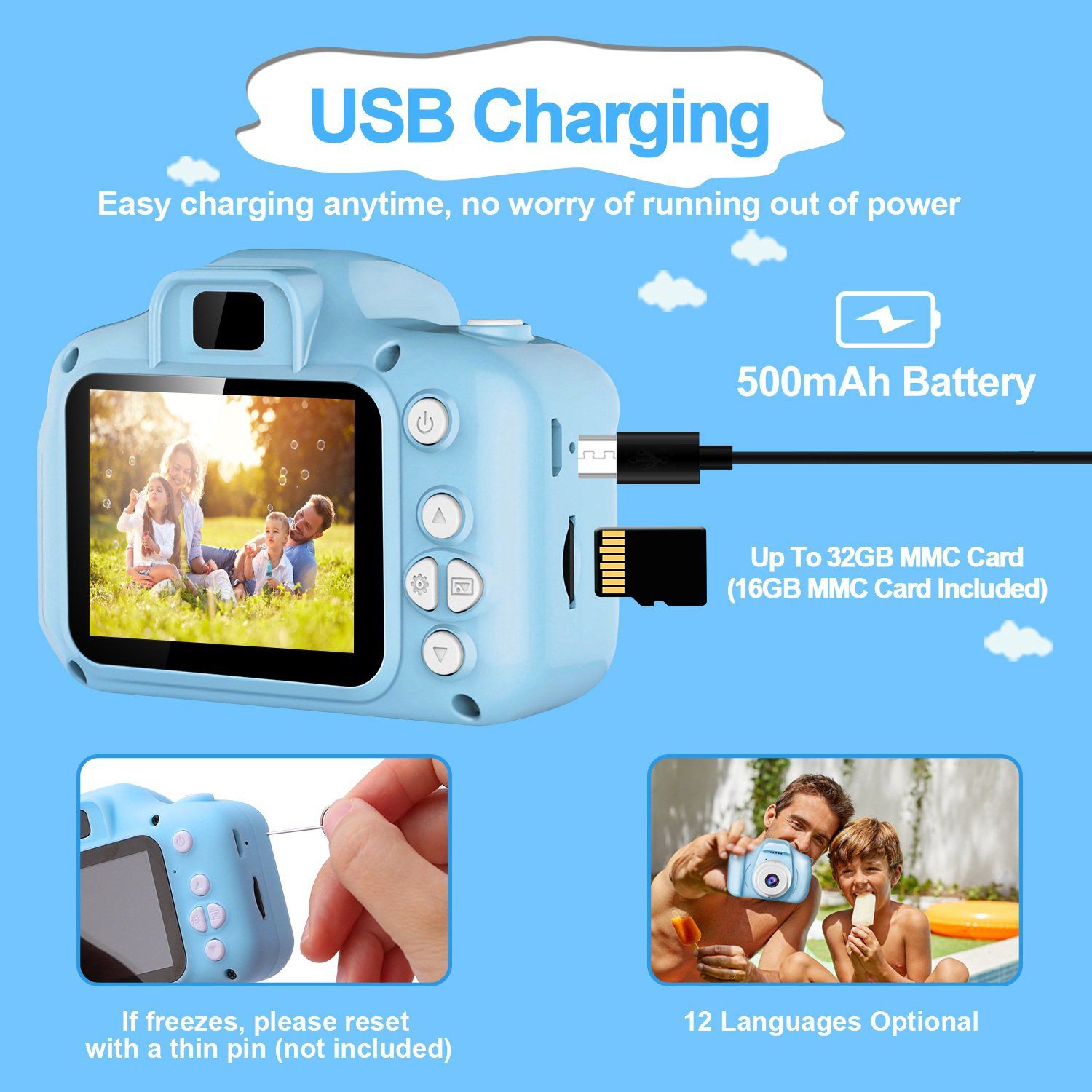 iMountek Kids Digital Camera Cameras & Drones - DailySale