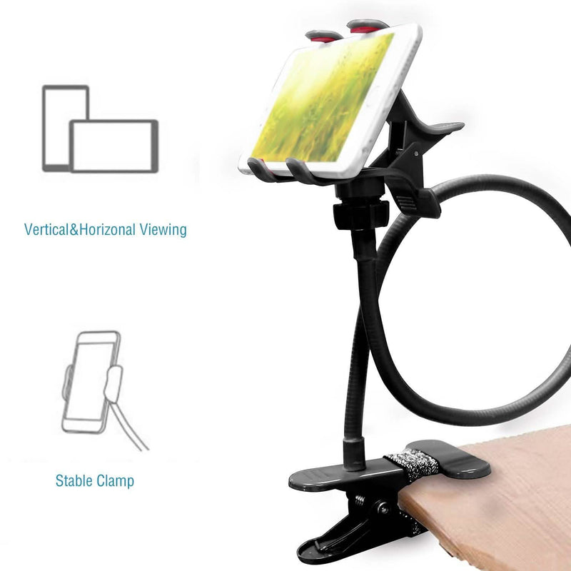 iMountek Lazy Bracket 360 Degree Rotation Gooseneck Clip Mobile Accessories - DailySale