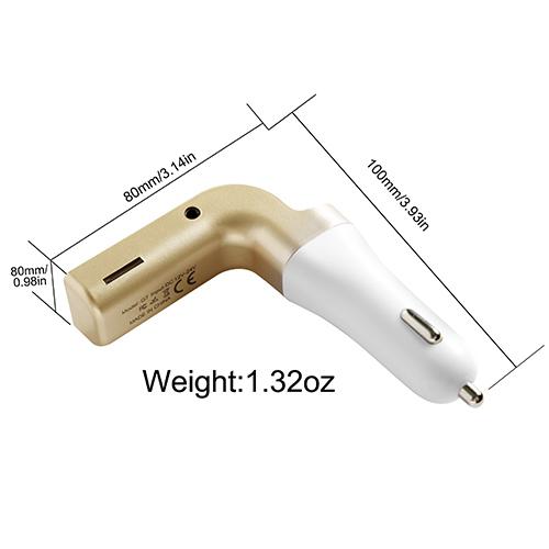 Dimensions of iMounTEK Wireless Bluetooth FM Transmitter LCD Car Kit