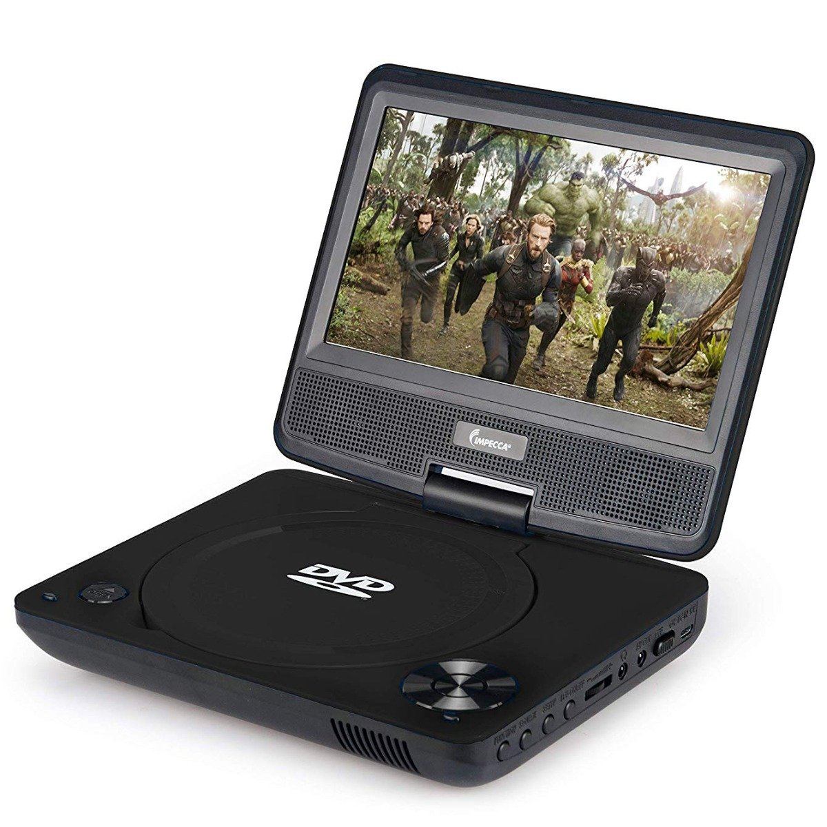 Impecca Portable DVD Player Swivel Screen Gadgets & Accessories - DailySale