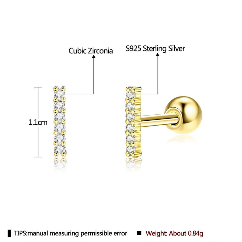 INALIS Cubic Zirconia Square Shape 925 Sterling Silver Earrings Earrings - DailySale