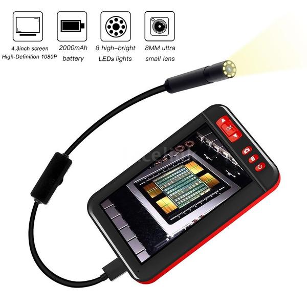 Industrial Endoscope Borescope Inspection Camera Built-in Cameras & Drones - DailySale