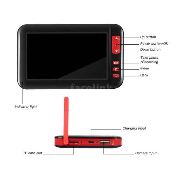 Industrial Endoscope Borescope Inspection Camera Built-in Cameras & Drones - DailySale