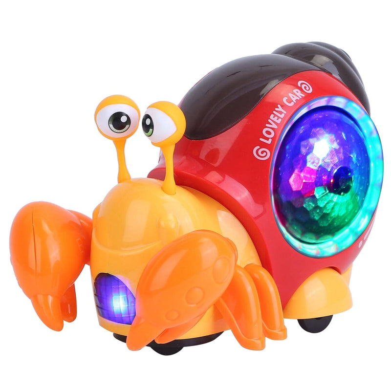 Infant Interaction Toy Automatic Obstacle Avoidance with Music Toys & Games Crab Red - DailySale