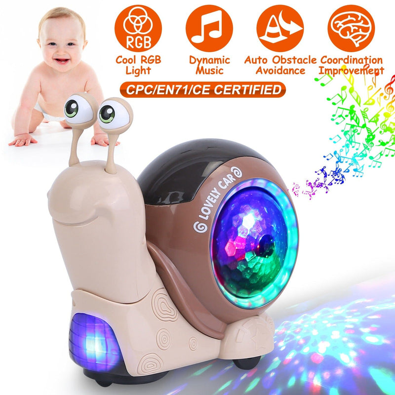 Infant Interaction Toy Automatic Obstacle Avoidance with Music Toys & Games - DailySale