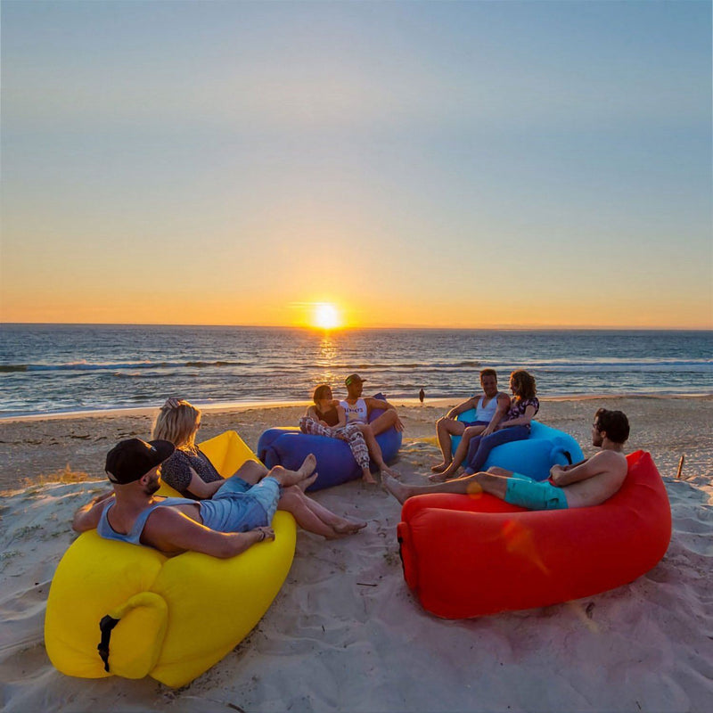 Inflatable Lounger Air Sofa Lazy Bed Sofa Sports & Outdoors - DailySale