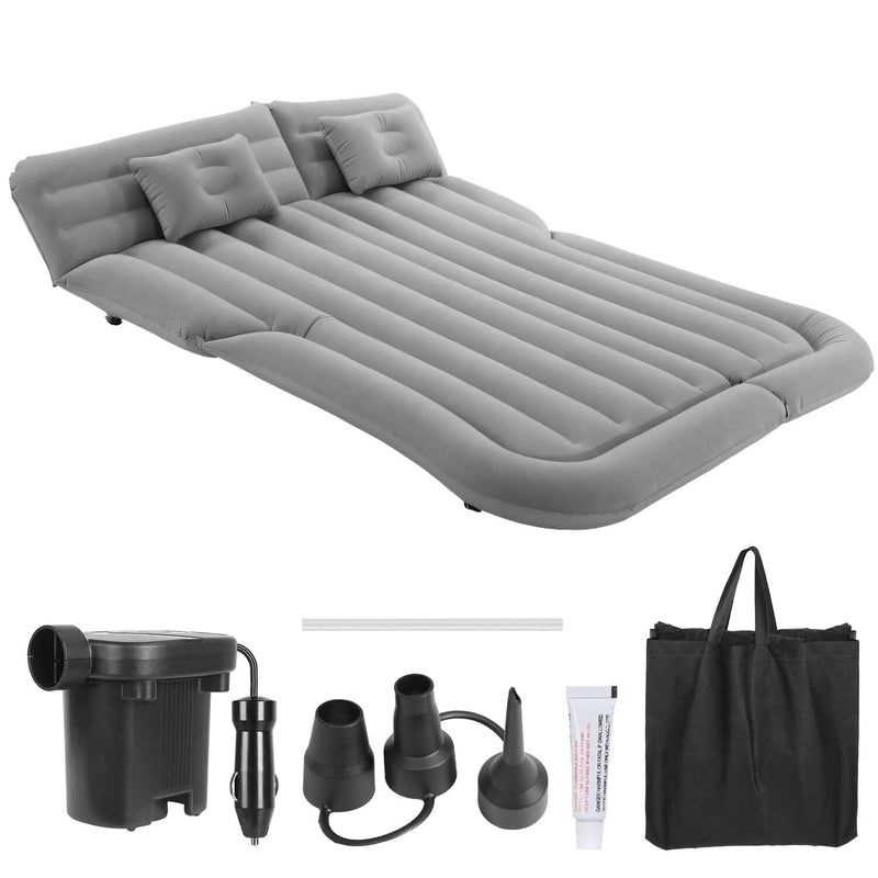Inflatable SUV Air Mattress Thickened Camping Bed Cushion with Pillow