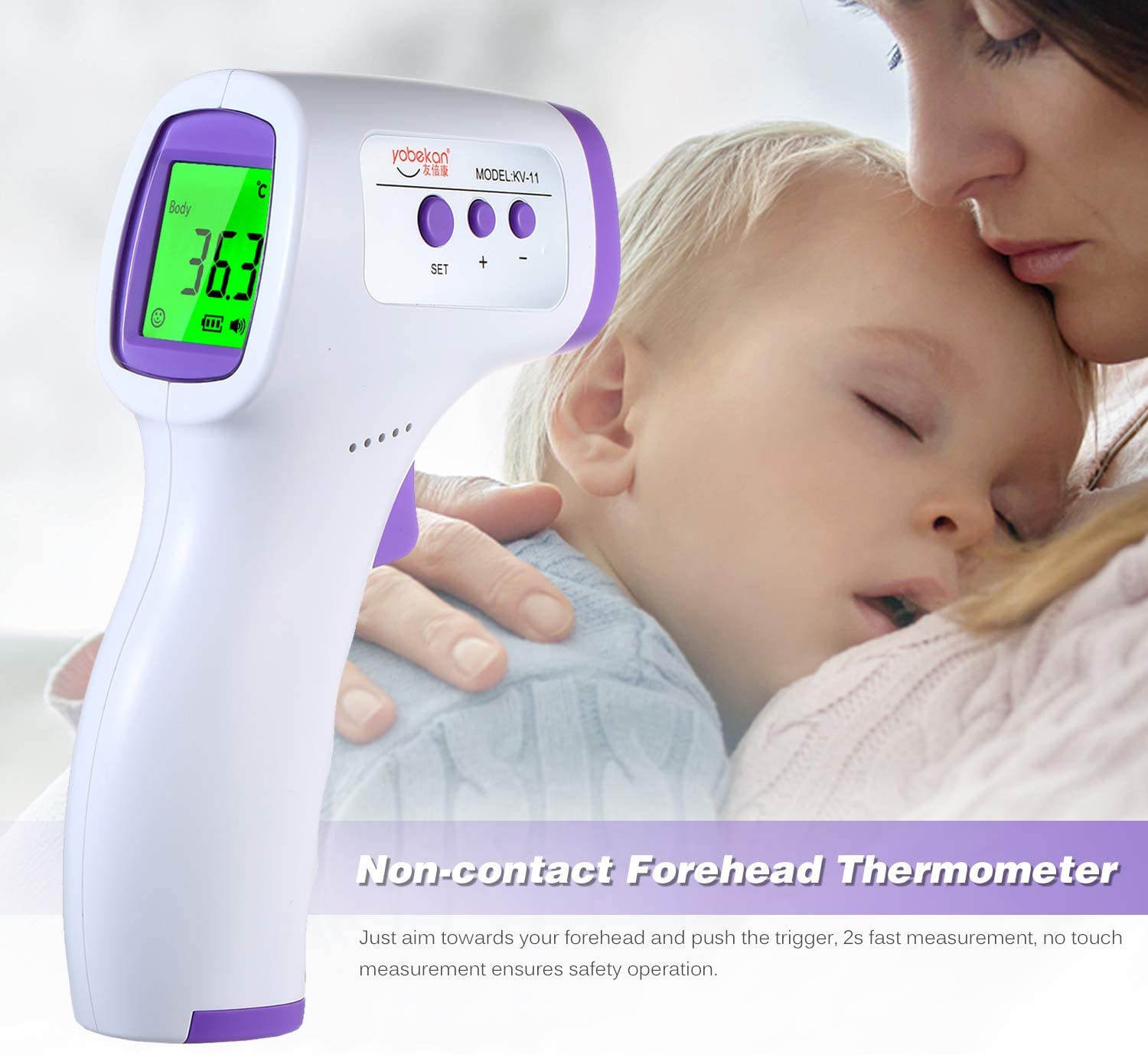 Digital Non-Contact IR Thermometer, 8877 AZ-Bulk Order - AZ