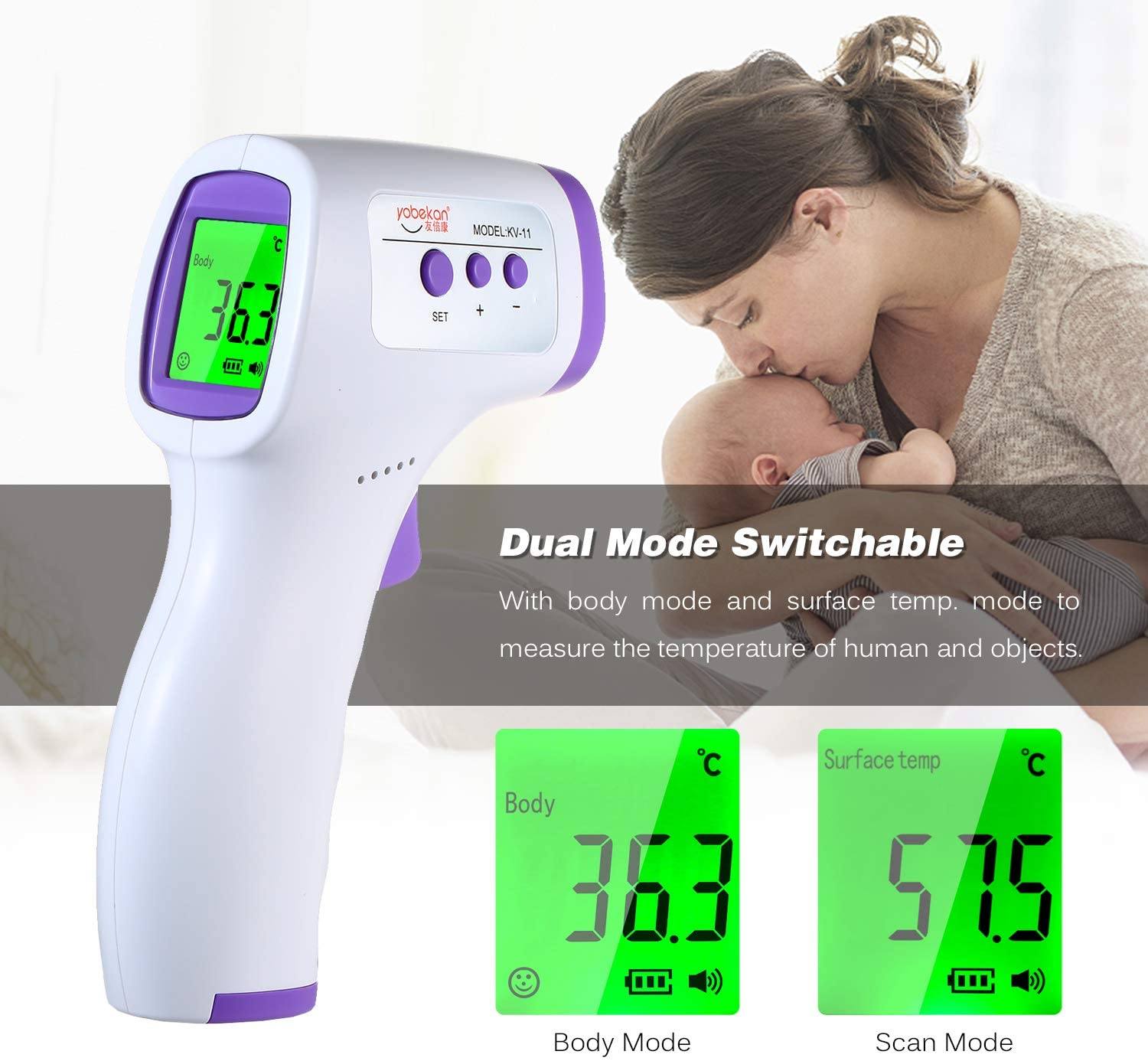 Infrared Non-Contact Thermometer Wellness & Fitness - DailySale