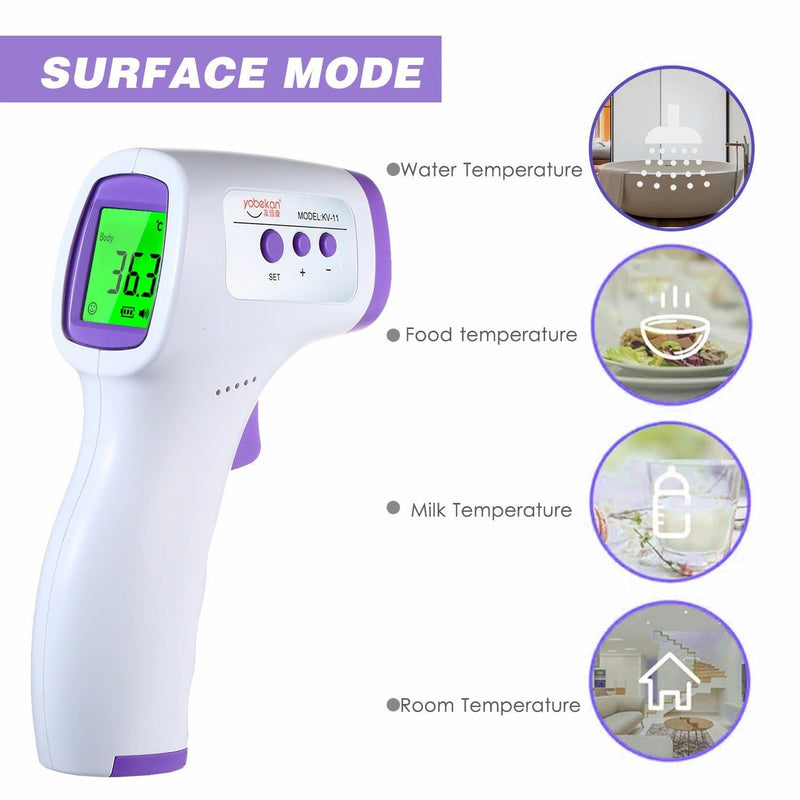 Infrared Non-Contact Thermometer Wellness & Fitness - DailySale