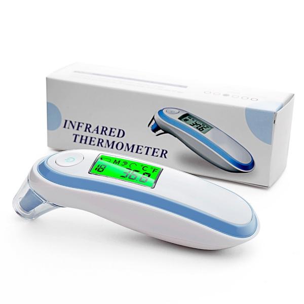 Infrared Thermometer - YK-IRT1 displayed in front of its box