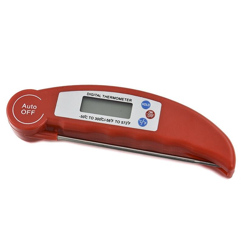 Instant Digital Meat Thermometer Probe for Grilling and Cooking Kitchen Essentials Red - DailySale